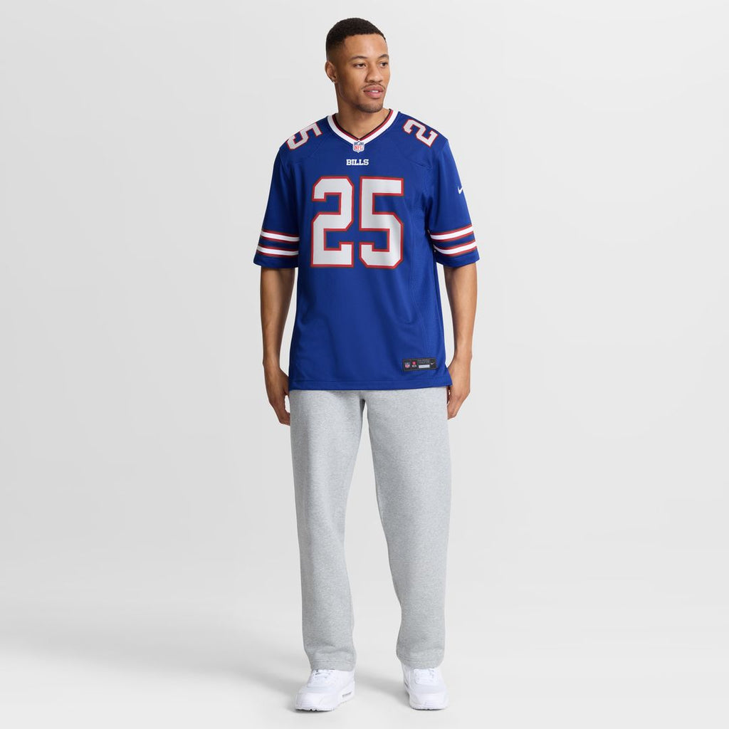 Ty Johnson Buffalo Bills Nike Team Game Jersey - Royal