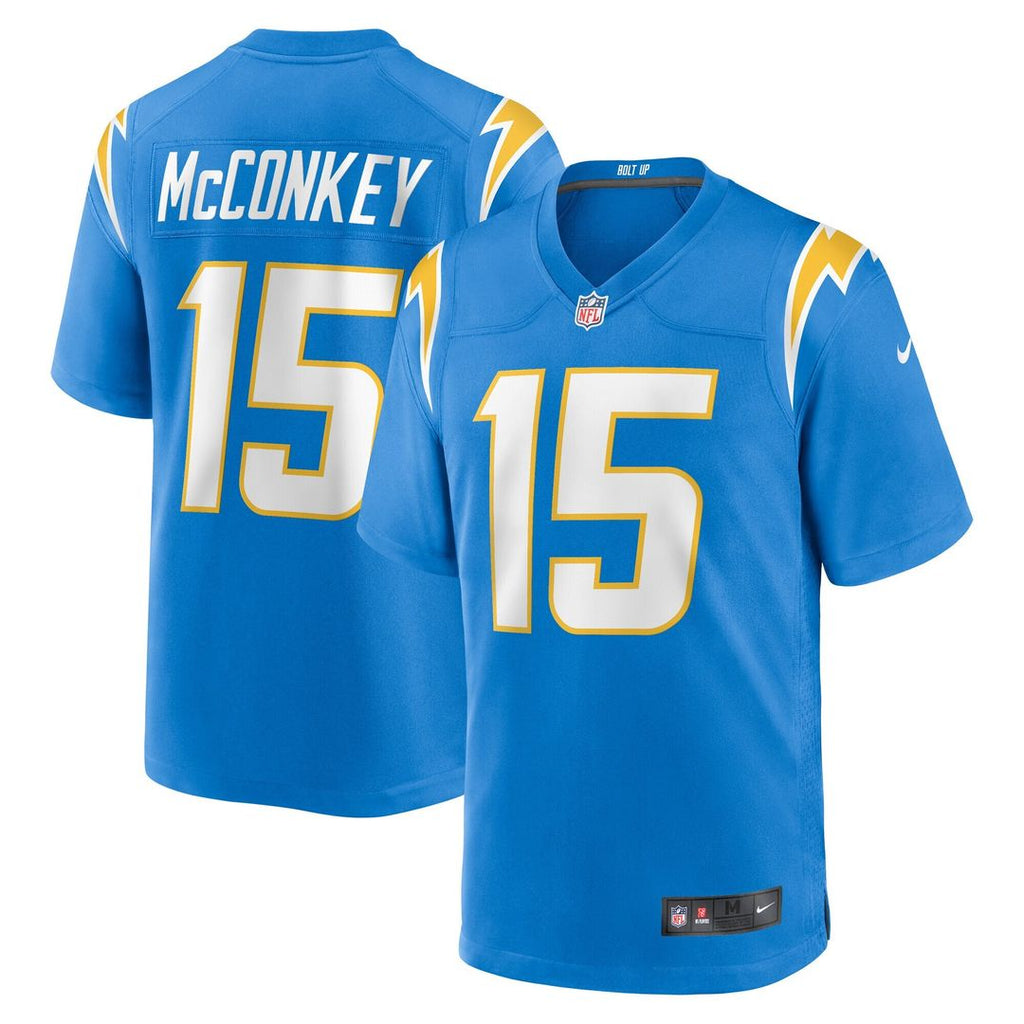 Ladd McConkey Los Angeles Chargers Nike Youth Game Jersey - Powder Blue