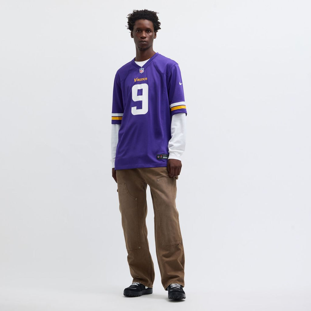 J.J. McCarthy Minnesota Vikings Nike Alternate Game Player Jersey - White