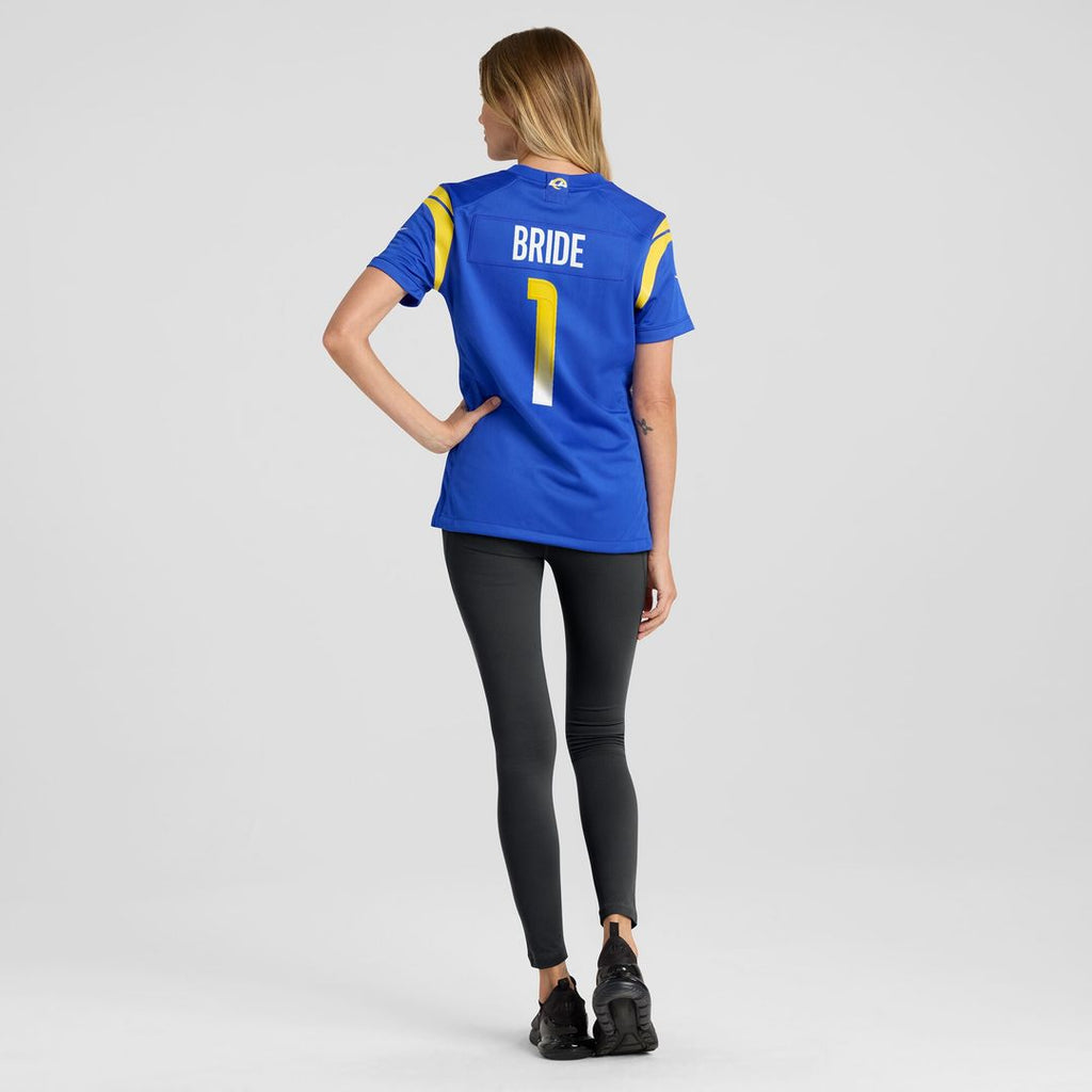 Number 1 Bride Los Angeles Rams Nike Women's Game Jersey - Royal