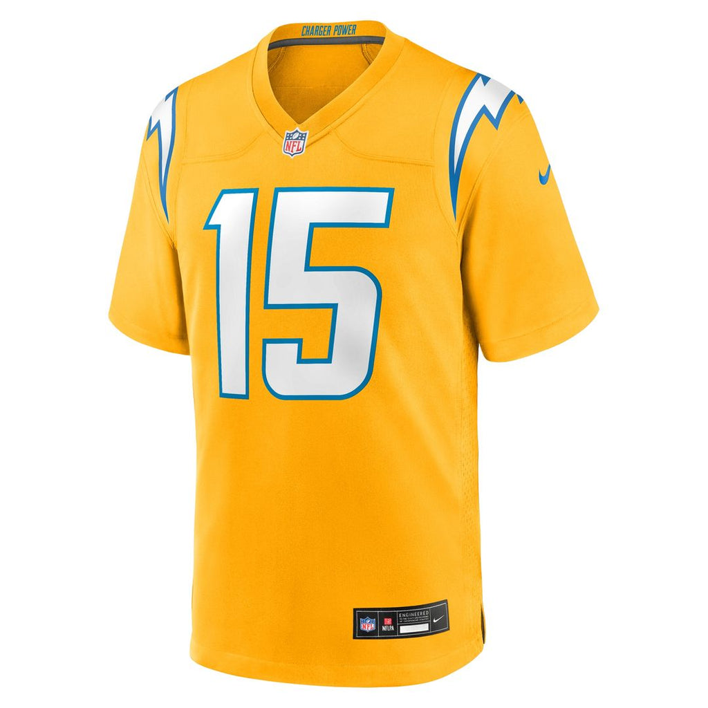 Ladd McConkey Los Angeles Chargers Nike Alternate Charger Power Game Player Jersey - Gold