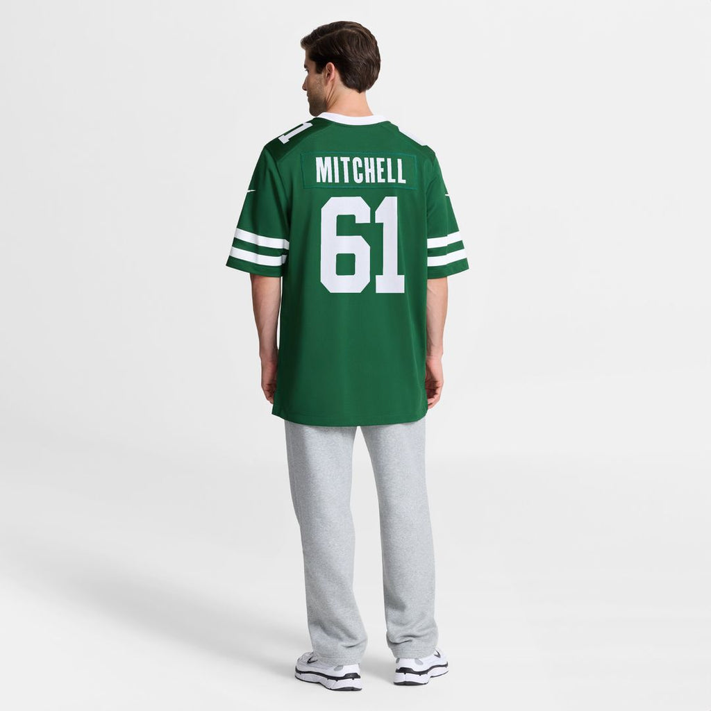 Max Mitchell New York Jets Nike Team Game Jersey - Legacy Green