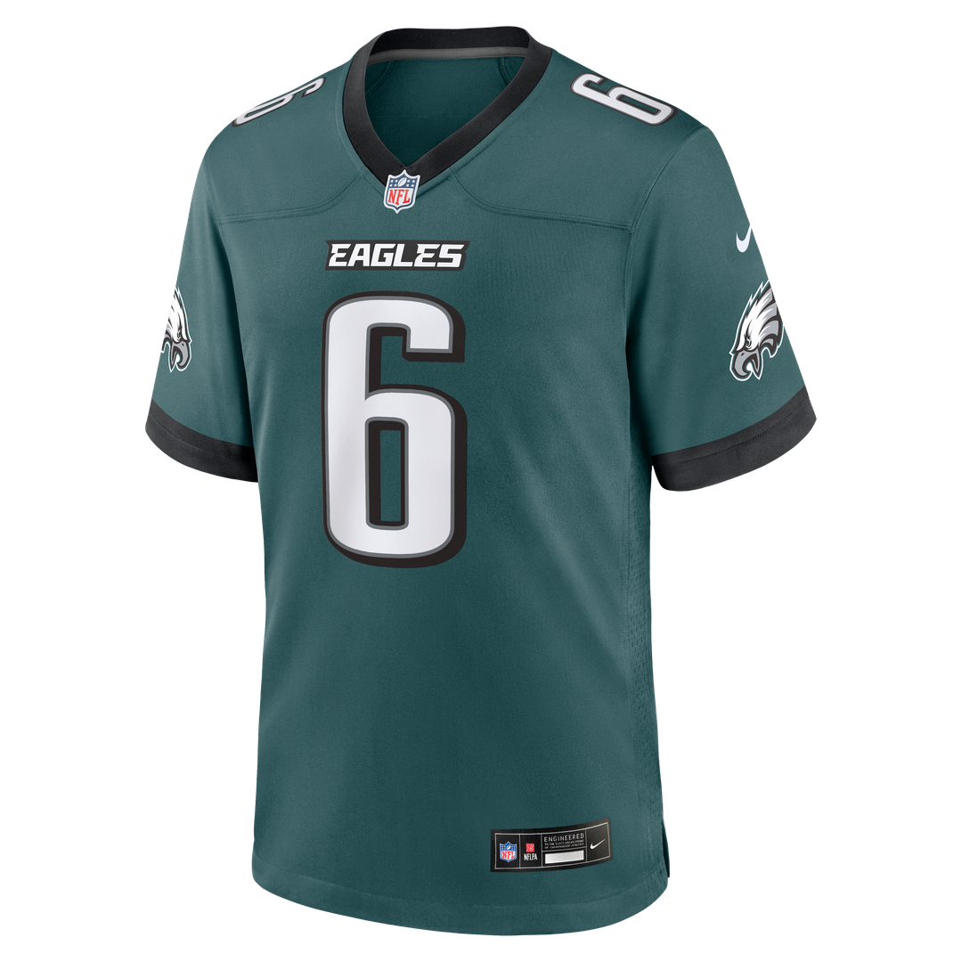 DeVonta Smith Philadelphia Eagles Nike Team Game Jersey -  Midnight Green