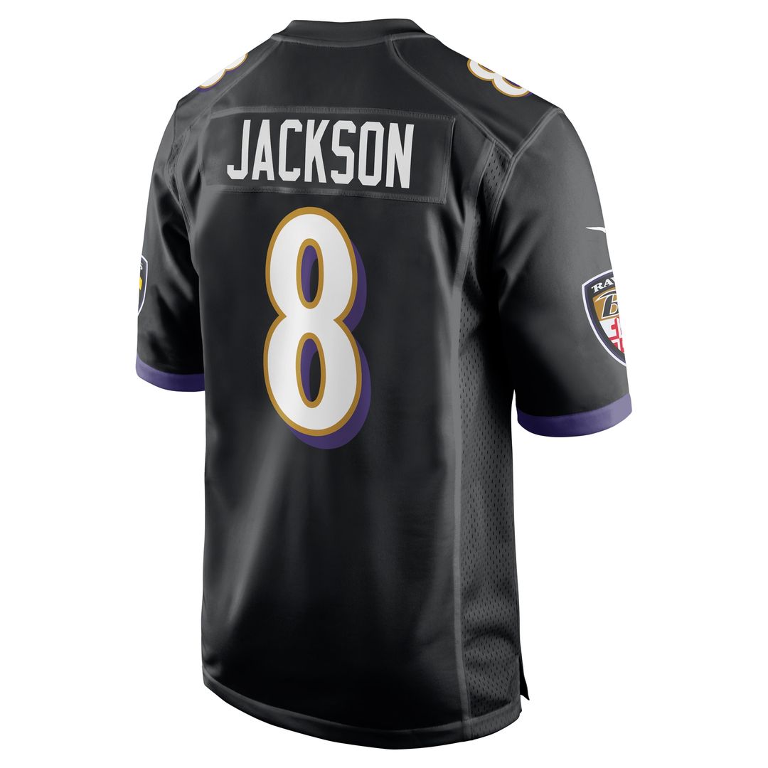 Lamar Jackson Baltimore Ravens Nike Game Jersey - White