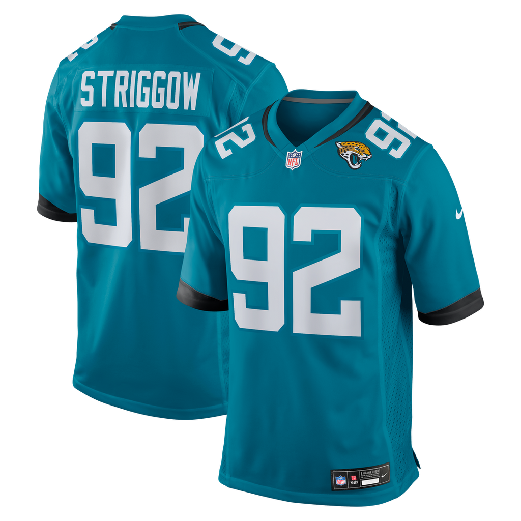 Danny Striggow Jacksonville Jaguars Nike Team Game Jersey -  Teal