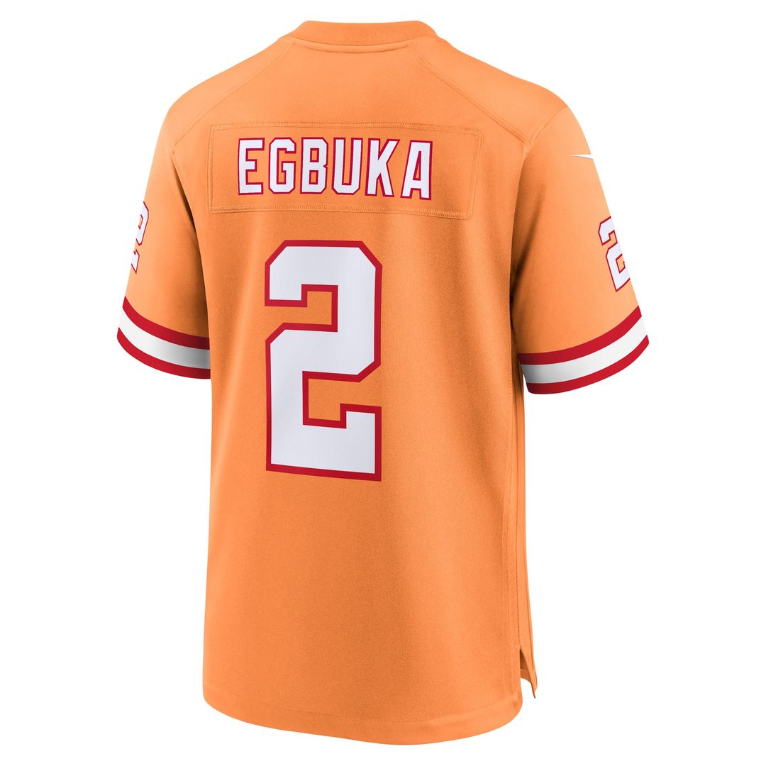 Emeka Egbuka Tampa Bay Buccaneers Nike Alternate Game Player Jersey - Pewter
