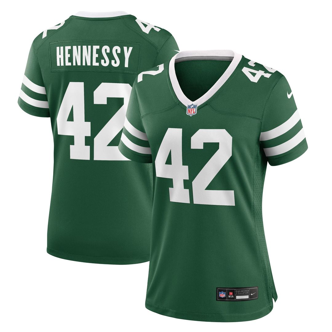 Thomas Hennessy New York Jets Nike Women's Game Jersey - Legacy Green