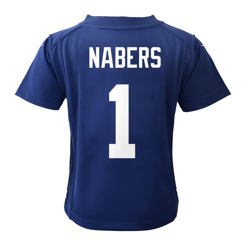 Malik Nabers New York Giants Nike Preschool Team Player Game Jersey - Royal