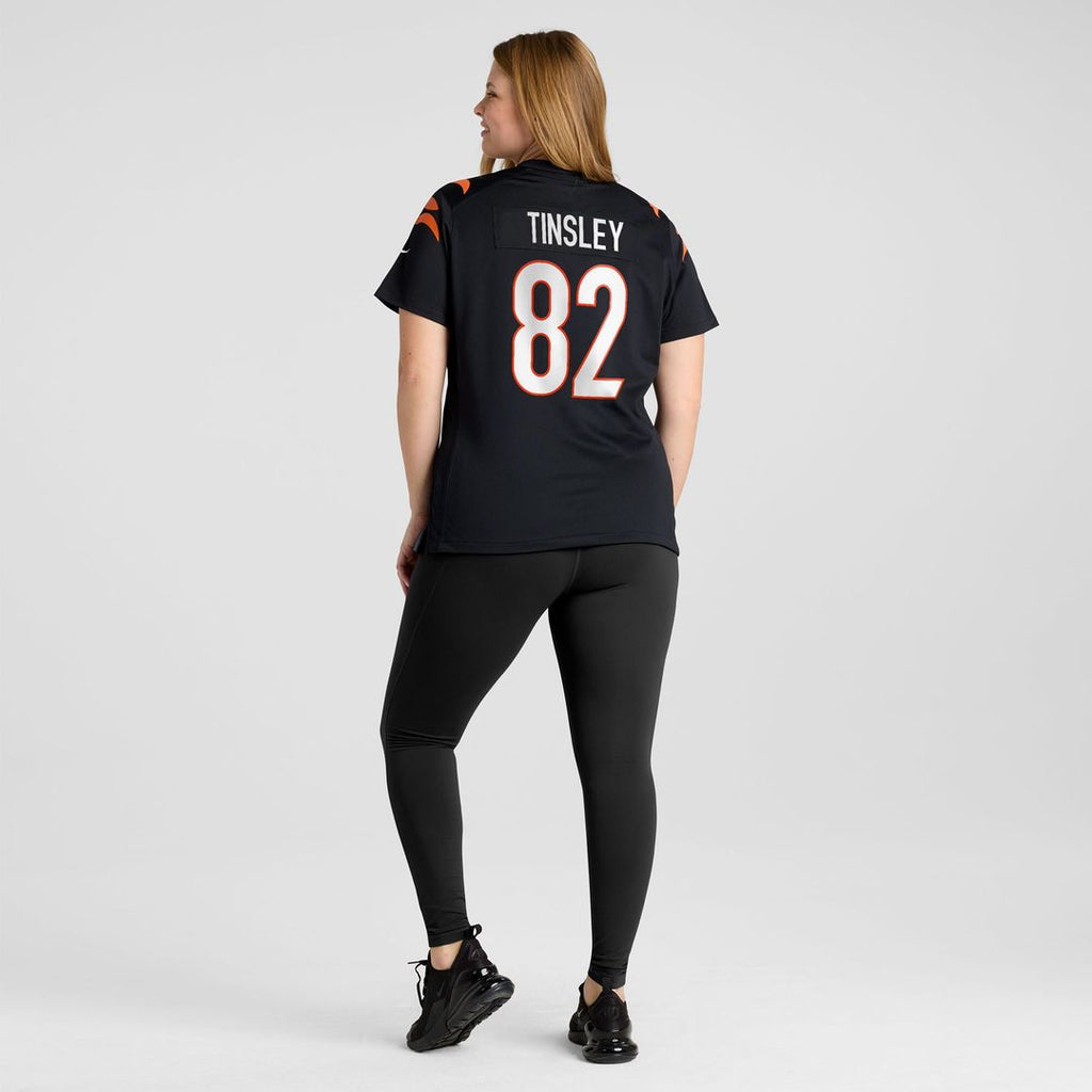 Mitchell Tinsley Cincinnati Bengals Nike Women's Team Game Jersey -  Black