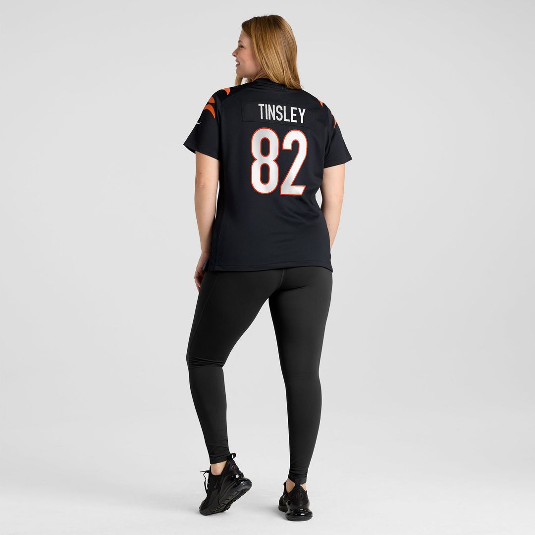Mitchell Tinsley Cincinnati Bengals Nike Women's Team Game Jersey -  Black