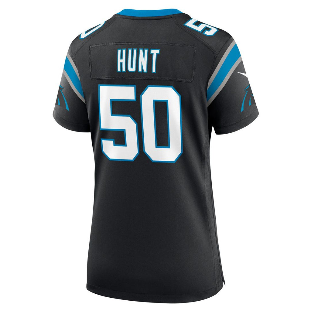 Robert Hunt Carolina Panthers Nike Women's  Game Jersey -  Black