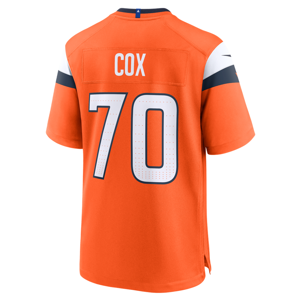 Marques Cox Denver Broncos Nike Team Game Jersey -  Orange