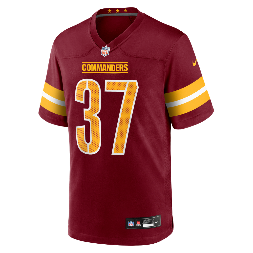 Car'lin Vigers Washington Commanders Nike Team Game Jersey -  Burgundy