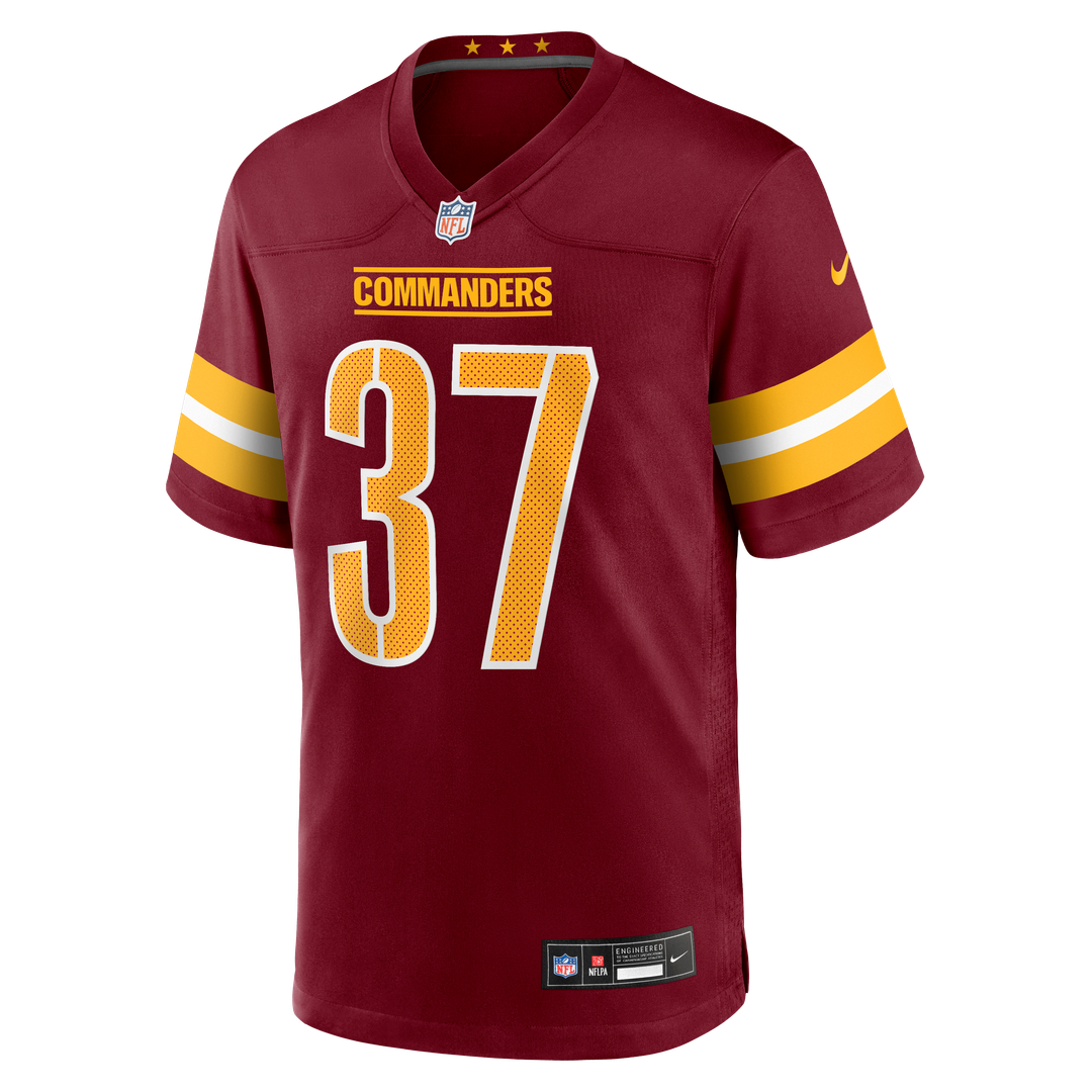 Car'lin Vigers Washington Commanders Nike Team Game Jersey -  Burgundy
