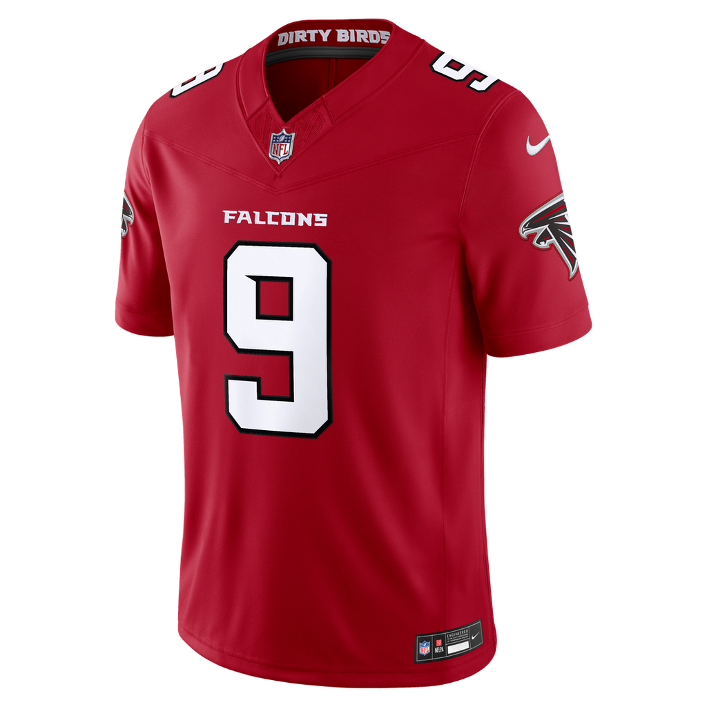 Michael Penix Jr. Atlanta Falcons Nike Vapor F.U.S.E. Stitched Limited Jersey - Red