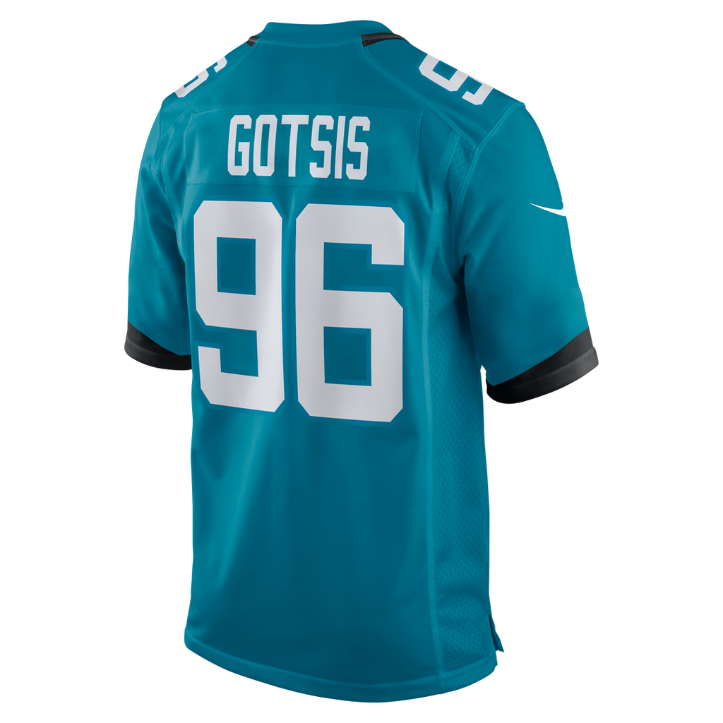 Adam Gotsis Jacksonville Jaguars Nike Game Jersey - Teal