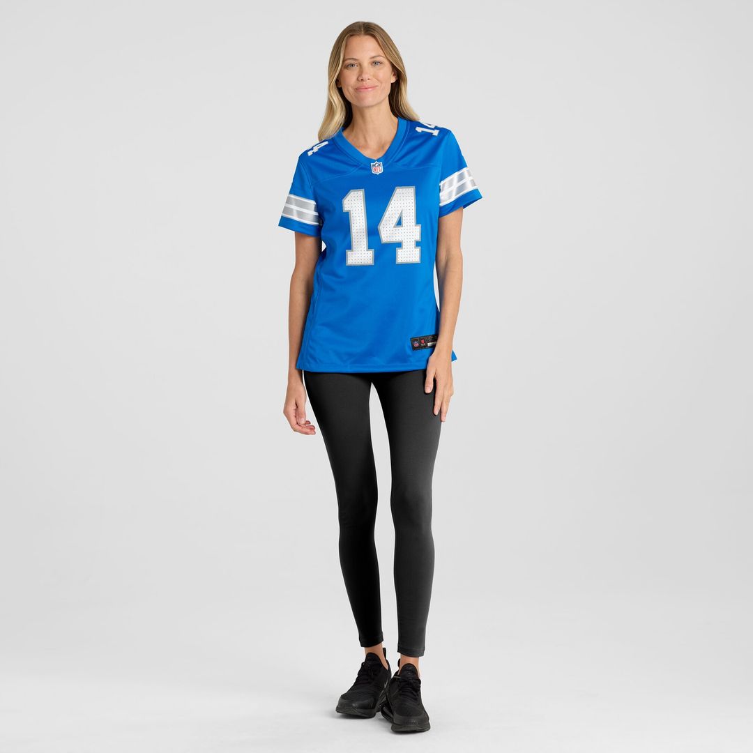 Amon-Ra St. Brown Detroit Lions Nike Women's Team Game Jersey - Blue