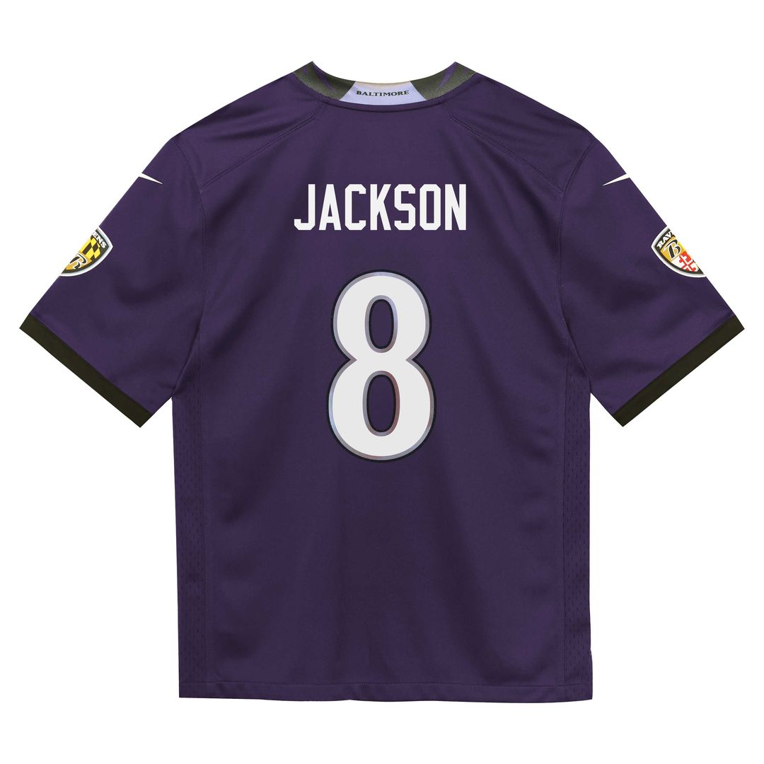 Lamar Jackson Baltimore Ravens Nike Toddler Team Game Jersey - Purple