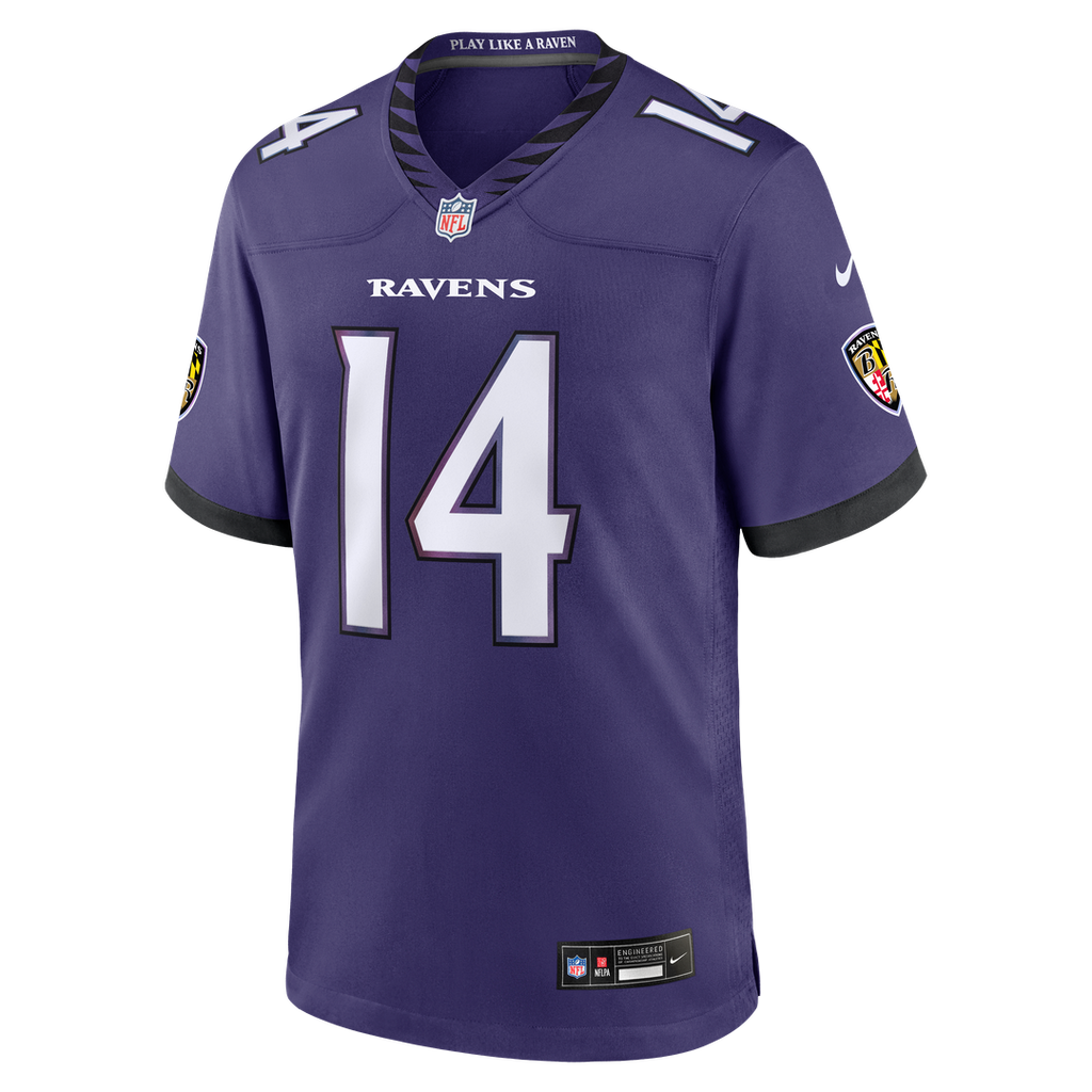 Kyle Hamilton Baltimore Ravens Nike Team Game Jersey - Purple