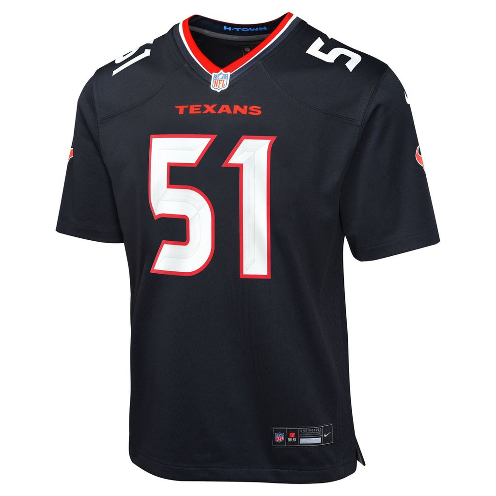 Will Anderson Jr. Houston Texans Nike Youth Game Jersey - White