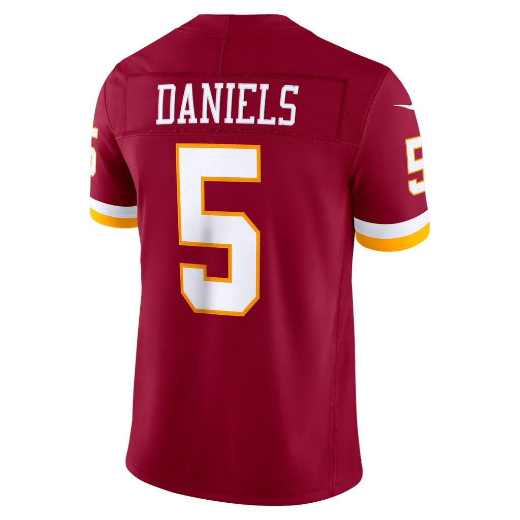 Jayden Daniels Washington Commanders Nike Vapor F.U.S.E. Stitched Limited Jersey - Burgundy