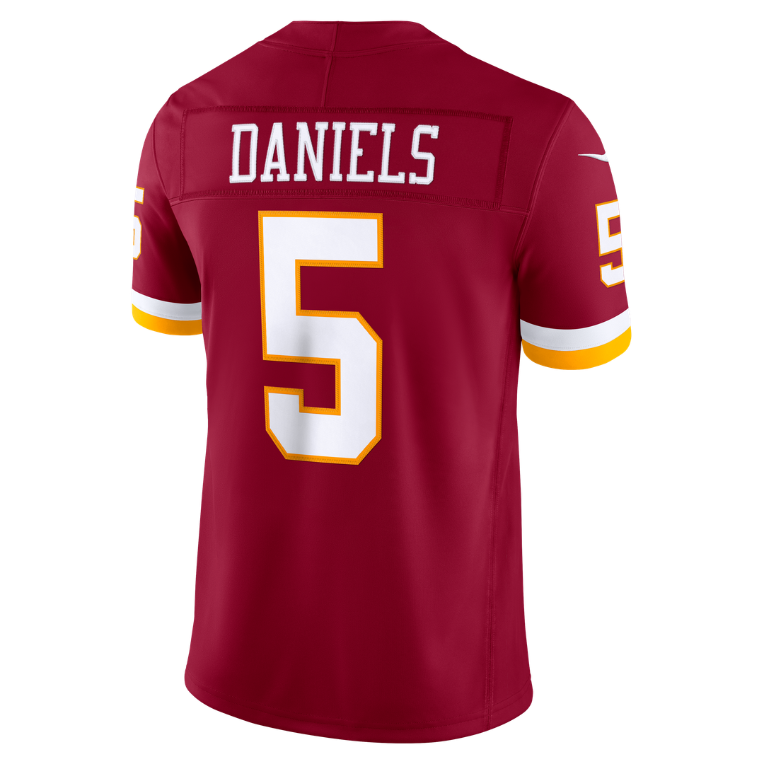Jayden Daniels Washington Commanders Nike Vapor F.U.S.E. Stitched Limited Jersey - Burgundy
