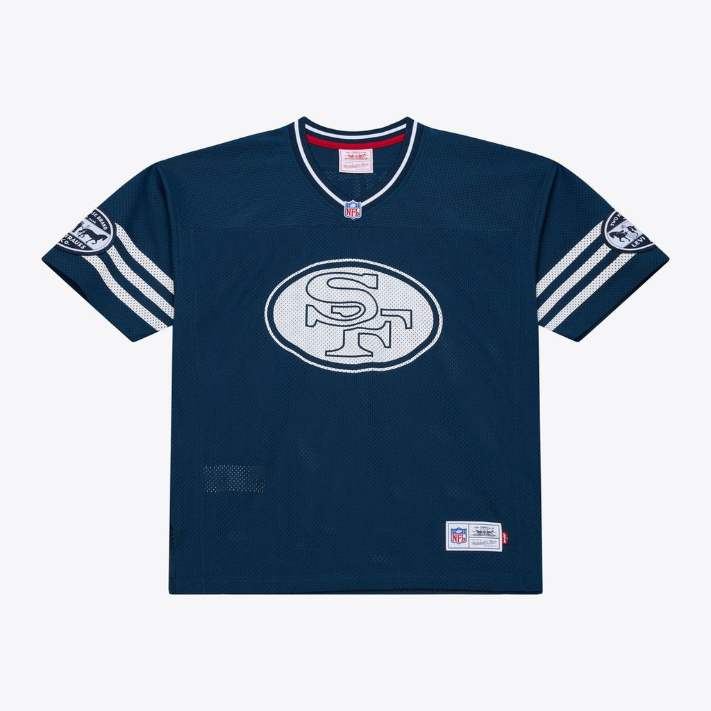 Jerry Rice San Francisco 49ers Mitchell & Ness x Levi's Unisex Legacy Jersey - Navy