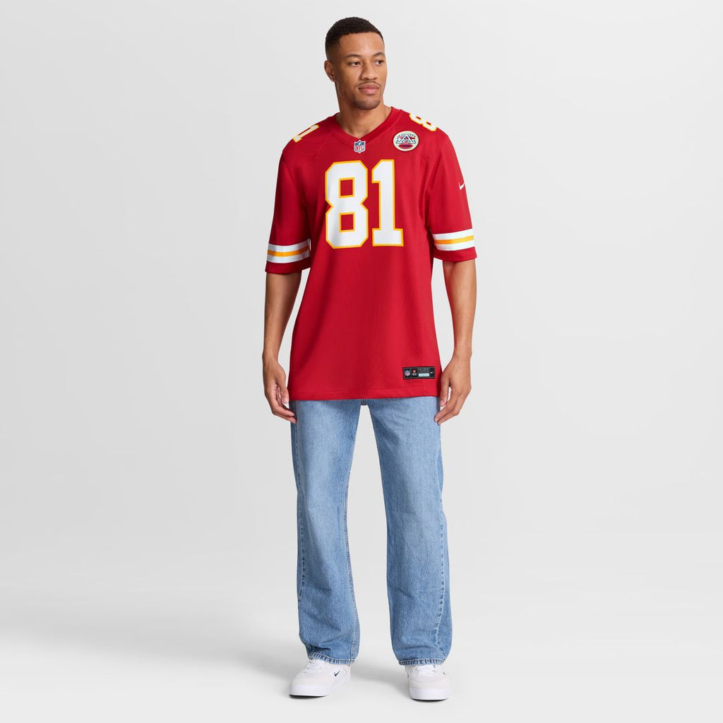 Nikko Remigio Kansas City Chiefs Nike Team Game Jersey -  Red