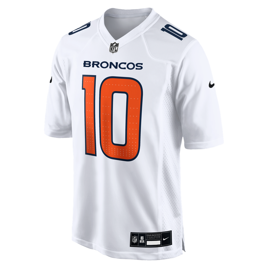 Bo Nix Denver Broncos Nike Tundra Fashion Game Jersey - White