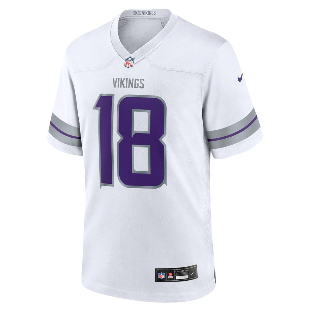 Justin Jefferson Minnesota Vikings Nike Youth Game Jersey - White