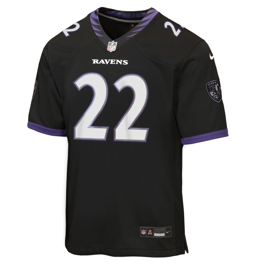 Derrick Henry Baltimore Ravens Nike Youth Alternate Game Jersey - Black