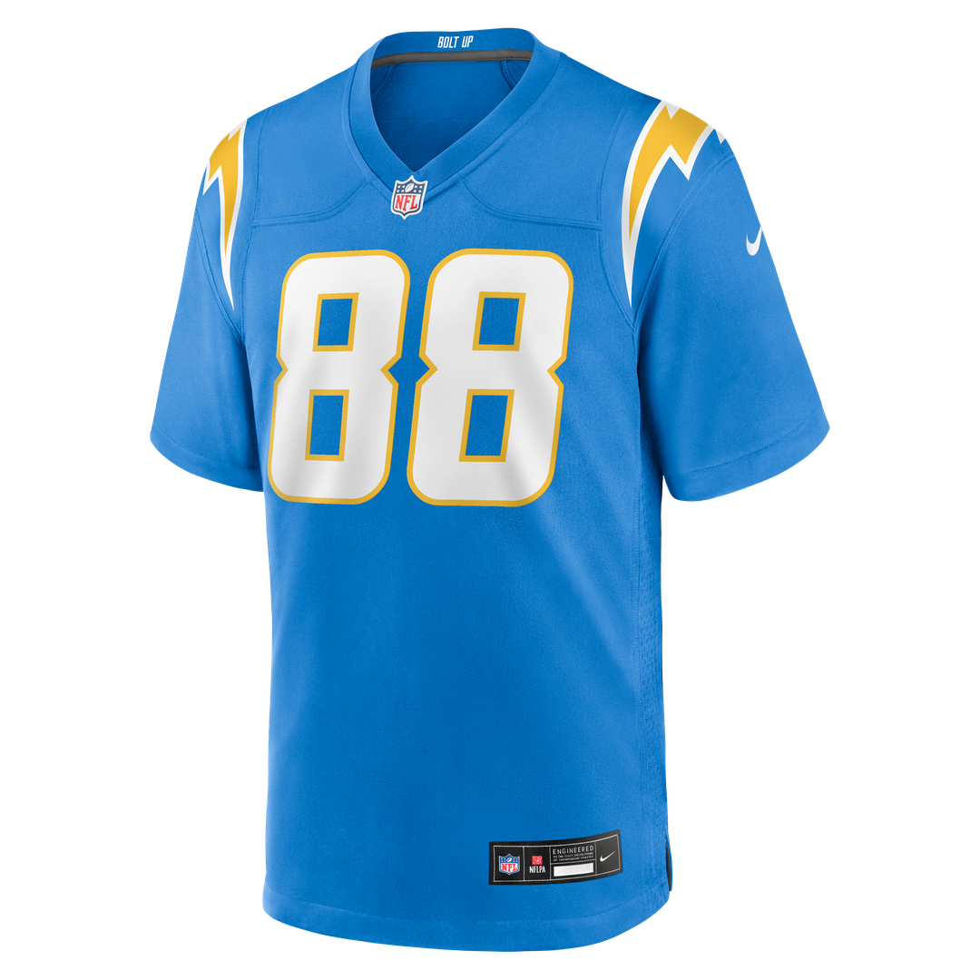 Charlie Kolar Los Angeles Chargers Nike Team Game Jersey -  Powder Blue