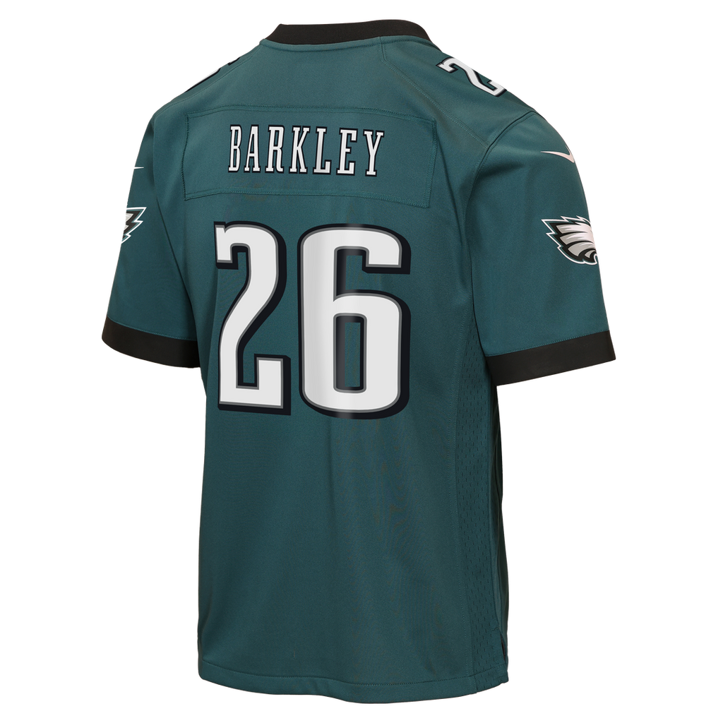 Saquon Barkley Philadelphia Eagles Nike Youth Team Game Jersey - Midnight Green