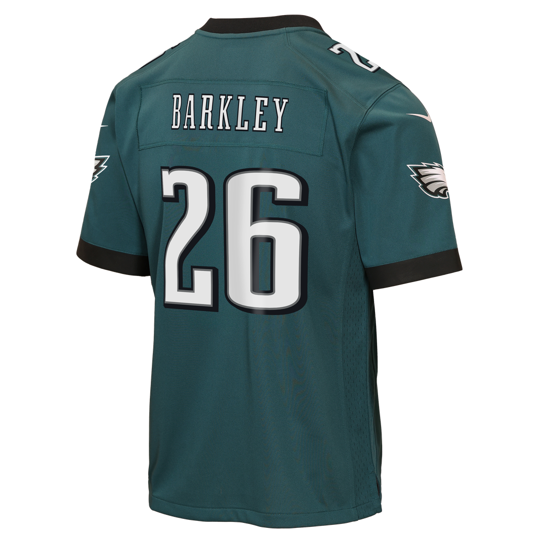 Saquon Barkley Philadelphia Eagles Nike Youth Team Game Jersey - Midnight Green