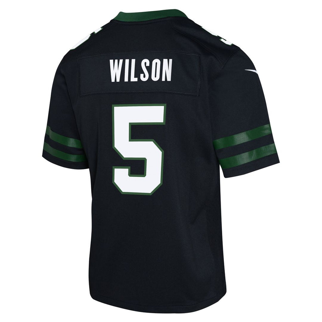 Garrett Wilson New York Jets Nike Youth Game Jersey - Green