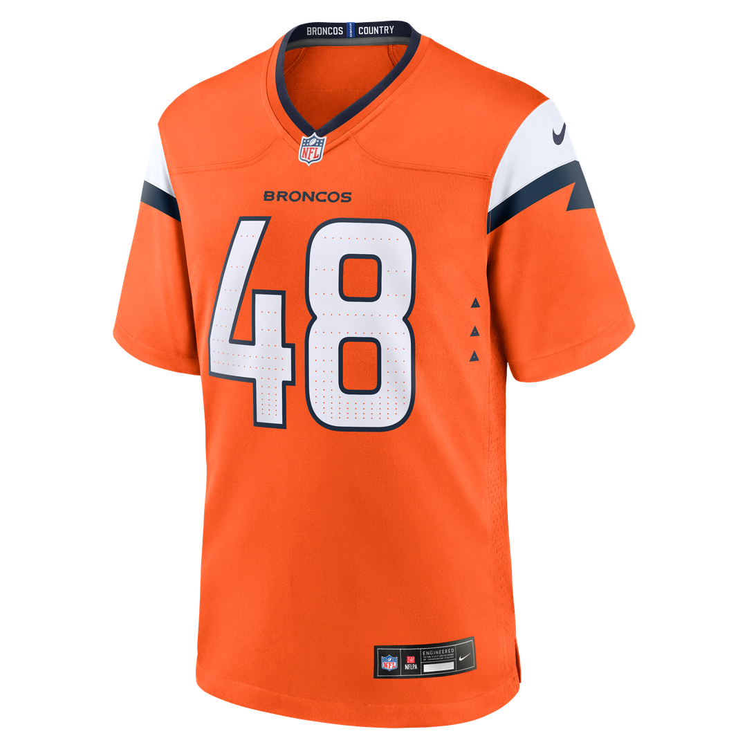 Mitchell Fraboni Denver Broncos Nike Team Game Jersey -  Orange