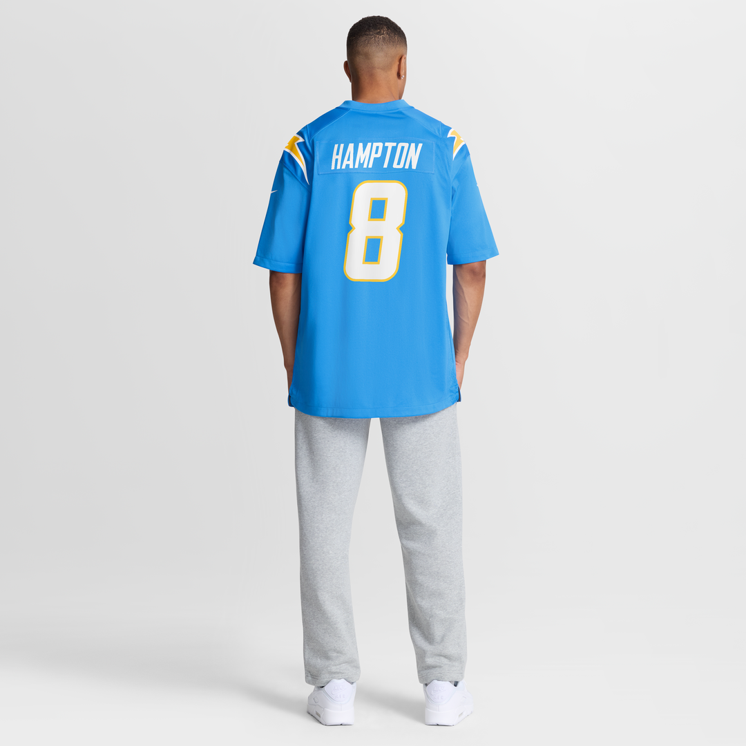 Omarion Hampton Los Angeles Chargers Nike Game Player Jersey - Powder Blue