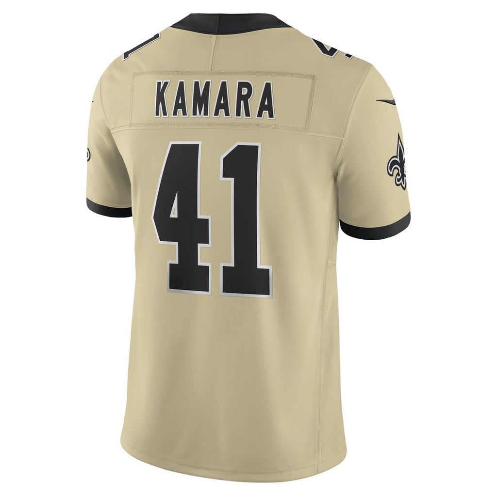 Alvin Kamara New Orleans Saints Nike Alternate Vapor F.U.S.E. Limited Jersey - White