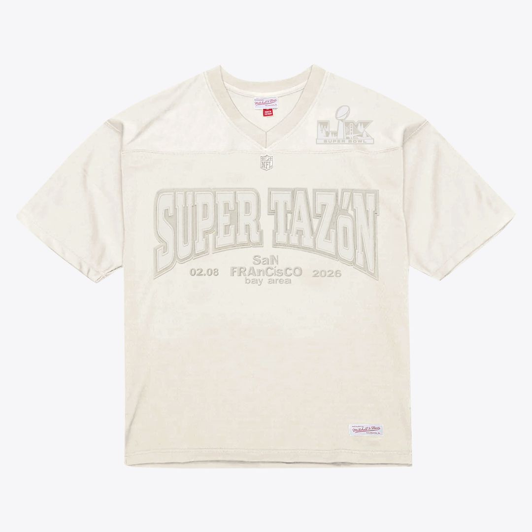 Bad Bunny x Super Tazón Cream Bad Bunny Legacy Jersey