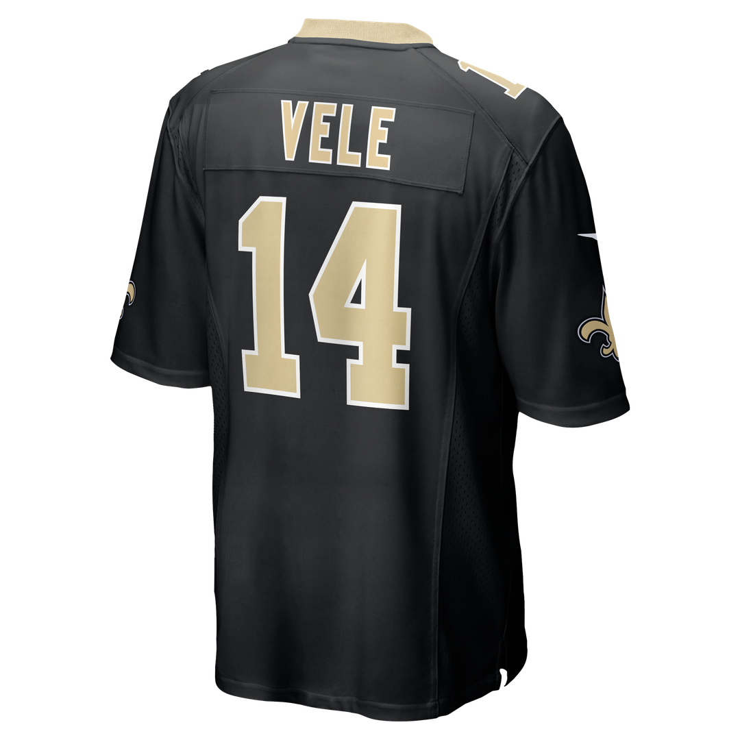Devaughn Vele New Orleans Saints Nike Team Game Jersey -  Black