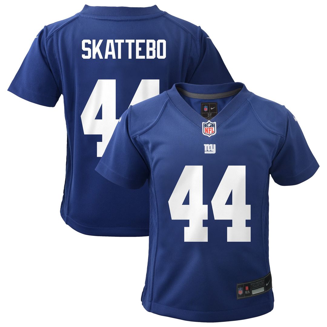 Cam Skattebo New York Giants Nike Toddler Team Game Jersey - Royal