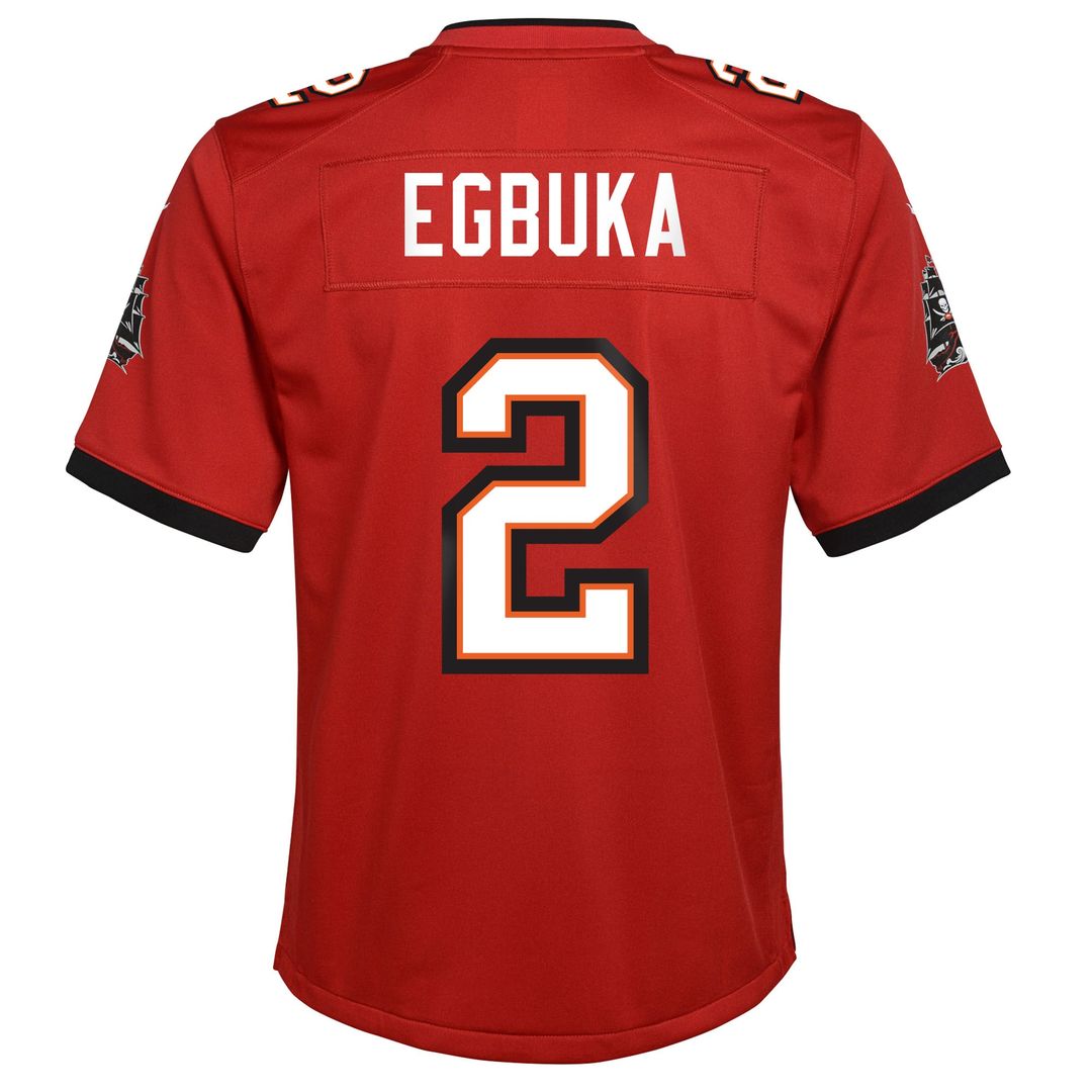 Emeka Egbuka Tampa Bay Buccaneers Nike Youth Team Game Jersey - Red