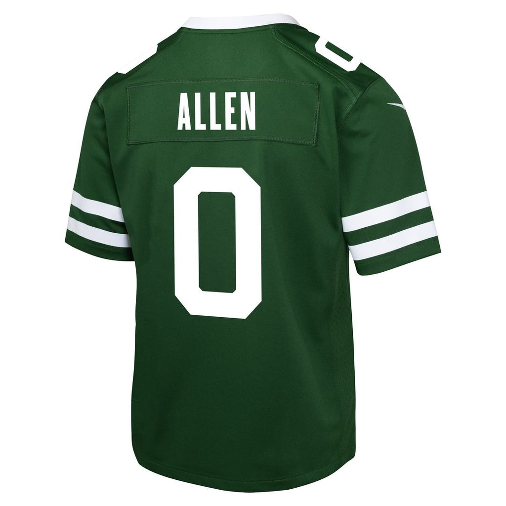 Braelon Allen New York Jets Nike Youth Team Game Jersey - Green