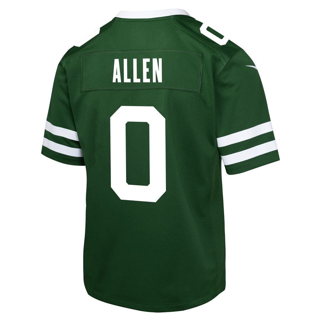 Braelon Allen New York Jets Nike Youth Team Game Jersey - Green