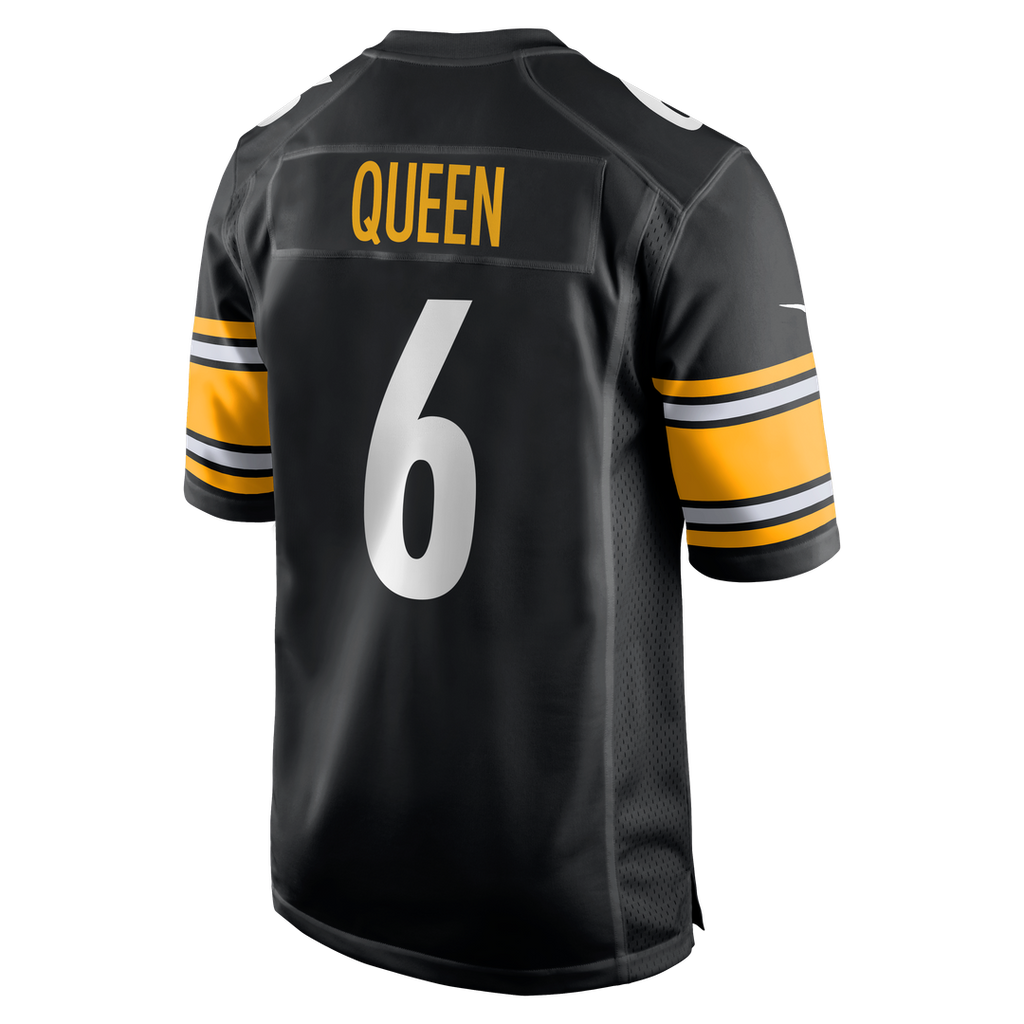 Patrick Queen Pittsburgh Steelers Nike  Game Jersey -  Black