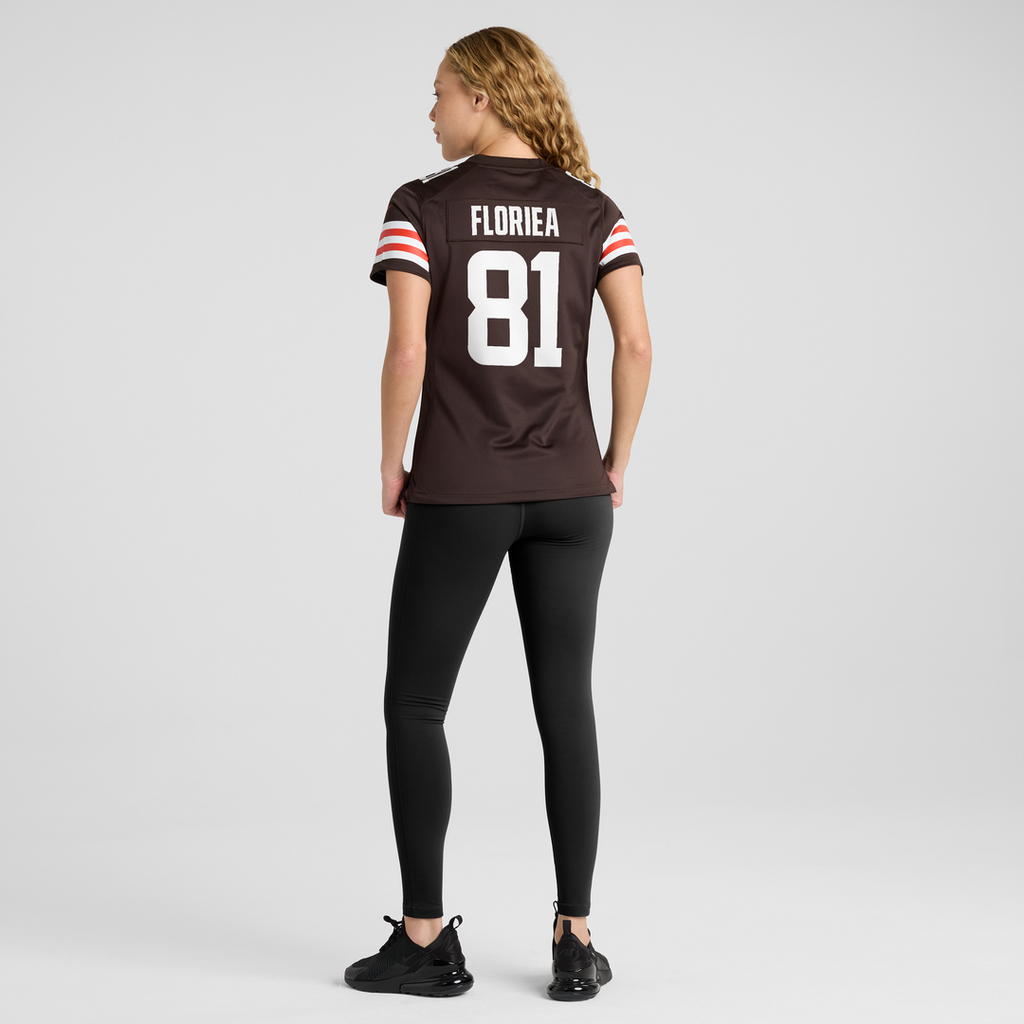 Luke Floriea Cleveland Browns Nike Women's Team Game Jersey -  Brown