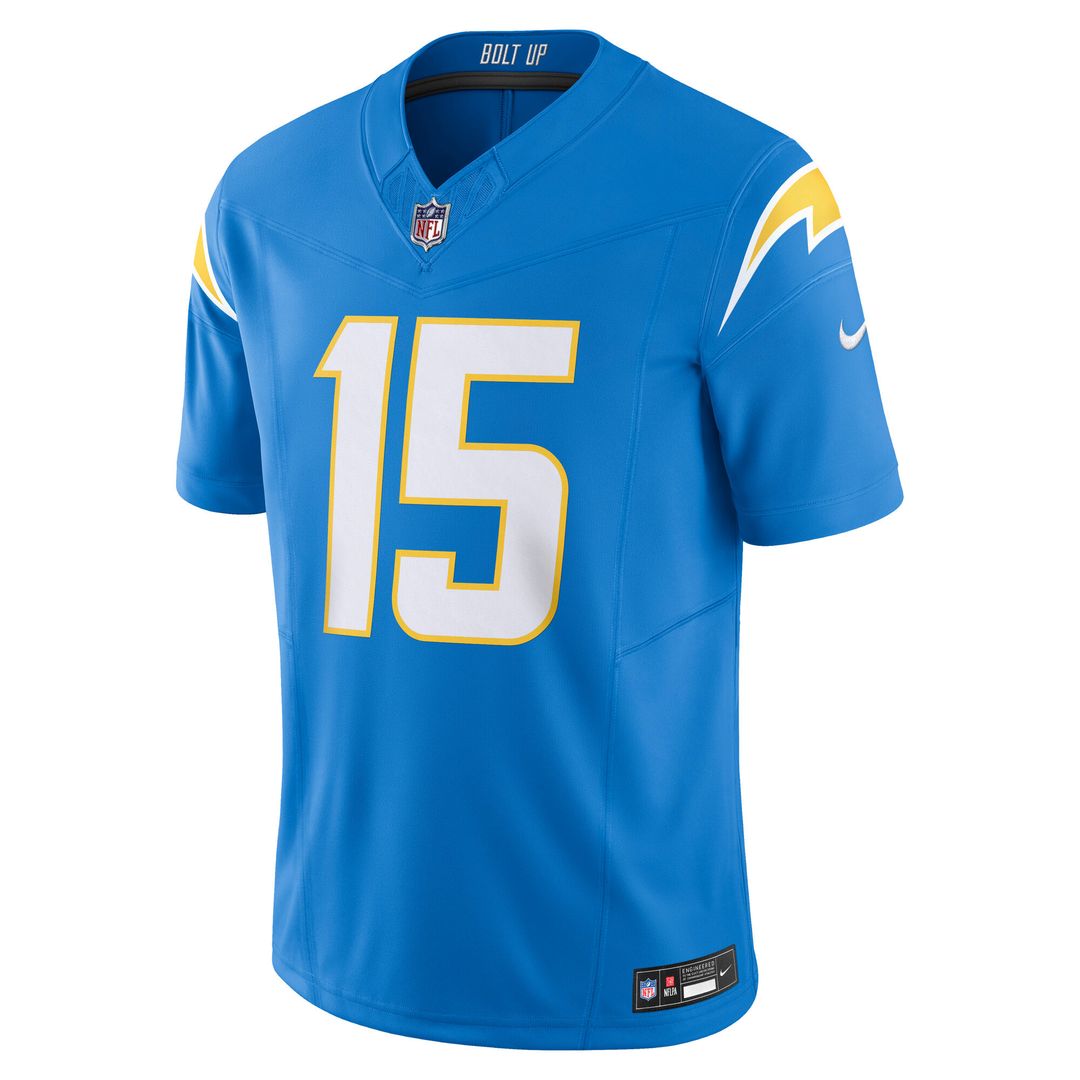 Ladd McConkey Los Angeles Chargers Nike Alternate Charger Power Vapor F.U.S.E. Limited Jersey - Gold