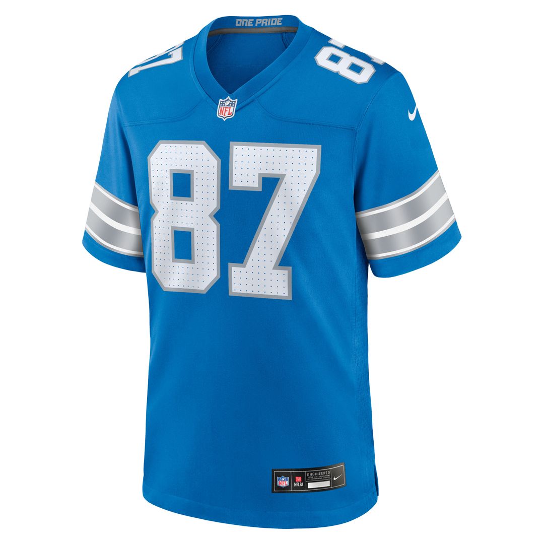 Sam LaPorta Detroit Lions Nike White Game Jersey -  White