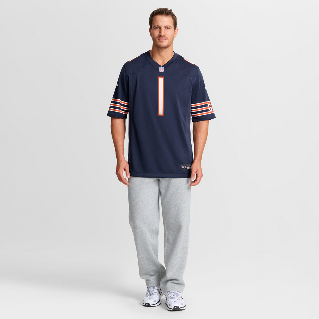 Number 1 Groom Chicago Bears Nike Game Jersey - Navy