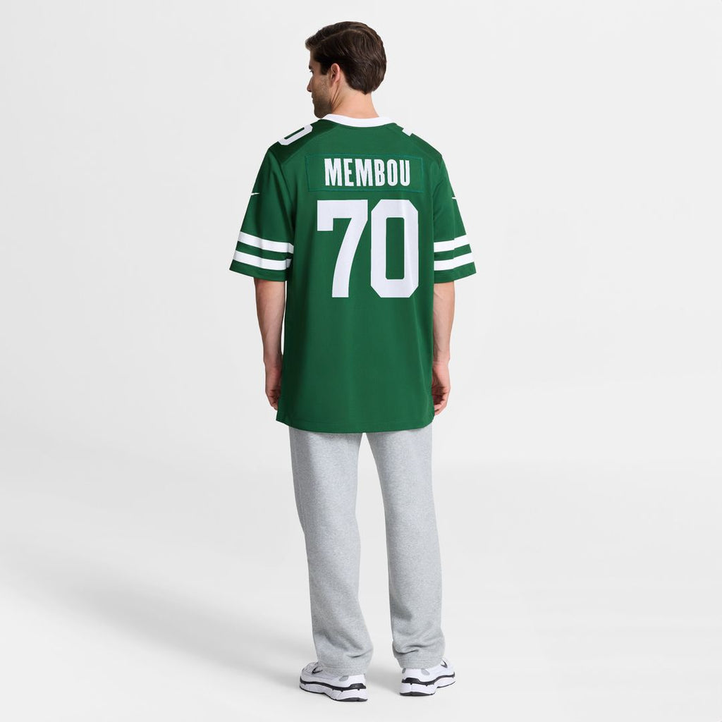 Armand Membou New York Jets Nike Team Game Jersey - Green